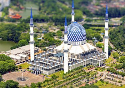 المسجد الازرق في شاه علم ماليزيا (1)