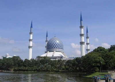 المسجد الازرق في شاه علم ماليزيا (11)