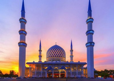 المسجد الازرق في شاه علم ماليزيا (14)