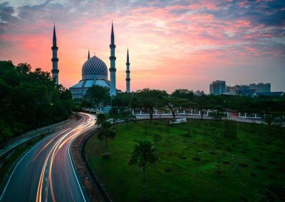 المسجد الازرق في شاه علم ماليزيا (15)