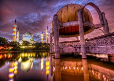 المسجد الازرق في شاه علم ماليزيا (16)