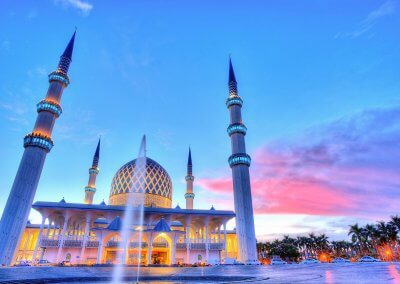 المسجد الازرق في شاه علم ماليزيا (19)