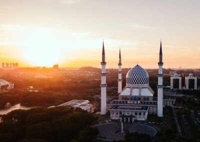 المسجد الازرق في شاه علم ماليزيا (2)