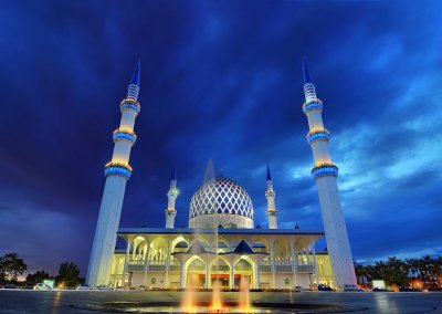 المسجد الازرق في شاه علم ماليزيا (20)