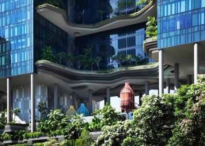 حديقة بابل المعلقة في بارك رويال سنغافورة (31)