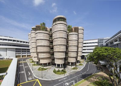 مبنى الخلية في جامعة نانيانغ السنغافورية (10)