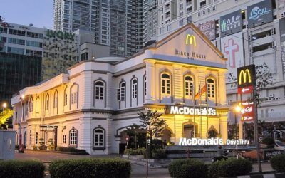 اجمل مبنى لماكدونالدز في ماليزيا