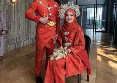 ملابس الزواج الماليزية التقليدية (1)