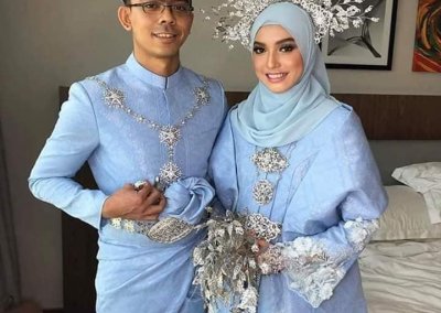 ملابس الزواج الماليزية التقليدية